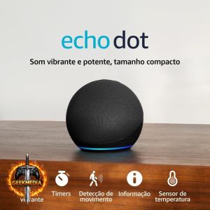 Echo Dot Geração Recente - Smart Speaker Alexa