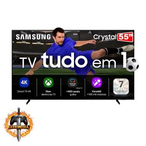 Smart Tv Samsung 55" Crystal LED UHD 4k Tizen HDR 130W