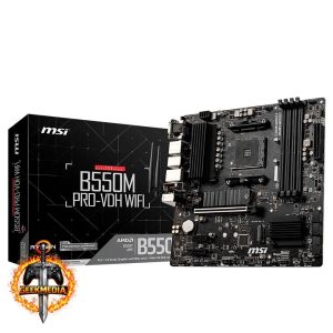 Placa Mãe MSI B550M PRO-VDH WiFi DDR4 Socket AM4