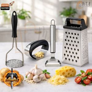 Electrolux Kit Bowls Tigelas Em Inox Com Tampa Plástica 3 Unidades