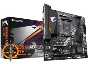 Placa Mãe Gigabyte B550M Aorus Elite AM4 DDR4