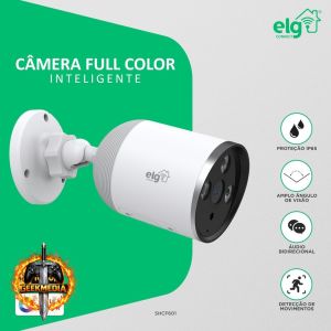 Câmera Externa ELG SHCF601 Full Color 1080P Wi-Fi