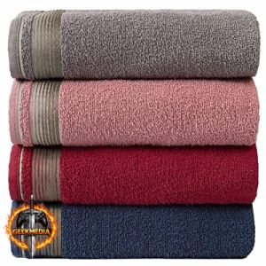 Kit Com 4 Toalhas Banhão Gigante Alta Absorção