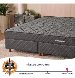 BF Colchões Casal Ortopédico Espuma D45 Extra Firme