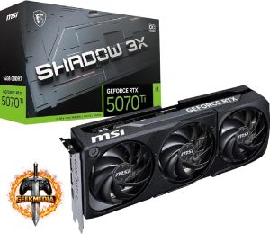 Placa de Vídeo MSI GeForce RTX 5070 Ti 16G Shadow 3X OC