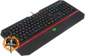 Teclado Gamer Membrana Redragon Karura 2 RGB ABNT2 Preto