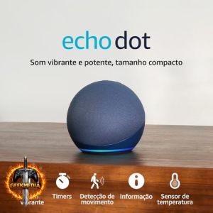 Echo Dot (Geração mais recente) com Alexa
