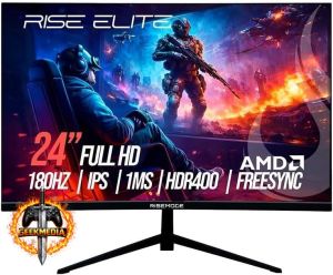 Monitor Gamer Rise Mode 24" FHD 180Hz 1ms IPS