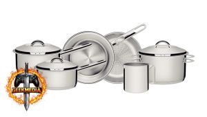 Jogo de Panelas Tramontina Solar Aço Inox 6 Peças