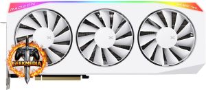 Placa de Vídeo XFX Mercury AMD Radeon RX 9070XT OC Gaming White Edition 16GB GDDR6