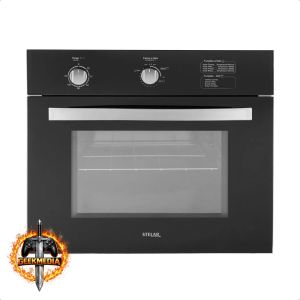 Forno à Gás de Embutir Stelar Topázio Preto 46 Litros 127V