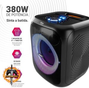 Philco PCX4800 380W - Caixa de Som Amplificada - Flash Lights