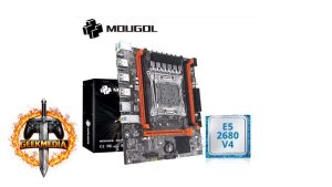 Kit Placa-mãe Mougol X99  Processador Xeon E5 2680 V4