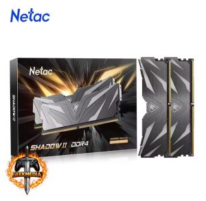 Memória RAM Netac Shadow II DDR4 2x8GB 3200Mhz Preta