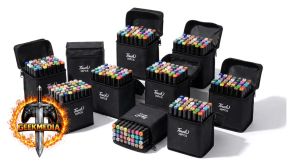 Kit 20 Pacotes Canetas Marcador Permanente 36 Cores Multicores