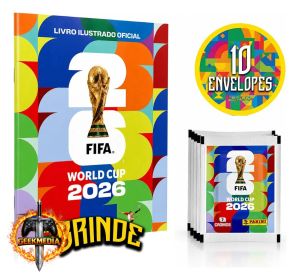 Kit 70 Figurinhas Álbum Copa Do Mundo 2026  Álbum Brinde