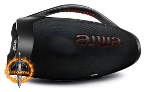 Aiwa Boombox AWS-BBS-01B 200W RMS Bluetooth - Preto