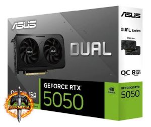 Placa De Vídeo Asus Nvidia Geforce Dual Rtx 5050 8GB Gddr6