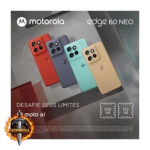 Motorola Edge 60 Neo 5G - 512GB 24GB RAM - Câmera 50MP Sony - Tela 1.5K