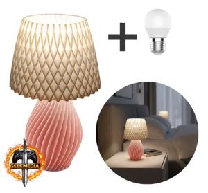 Abajur Luminária De Mesa Sala Quarto Moderno Com Lâmpada