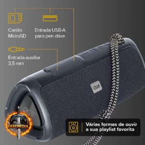 Caixa de Som Bluetooth i2GO 3 Angle Sound - 12W RMS