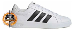 Tênis Masculino Grand Court Base 3.0 adidas - Branco