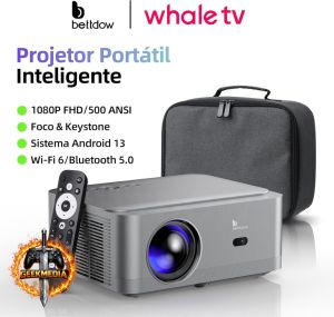 Projetor Bettdow 4K 8K 18000 Lumens - HD 1080p Nativo