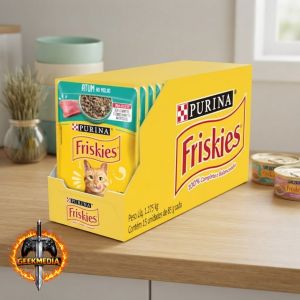 Pack Nestlé Purina Friskies Ração Úmida Para Gatos Adultos Atum Ao Molho