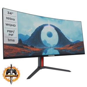 Monitor Gamer Curvo Ultrawide UZ340 Concórdia 34'' WQHD 165hz 1ms