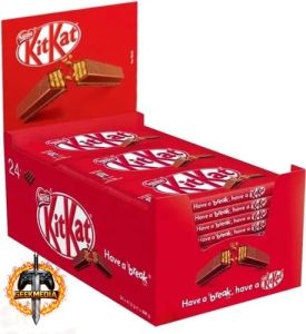 Chocolate ao Leite Kit Kat Caixa com 24 unidades de 41,5g
