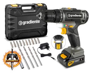 Furadeira Parafusadeira Sem Fio A Bateria 12v Com Maleta