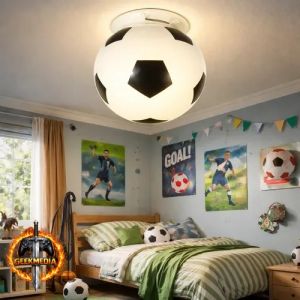 Luminaria Infantil Bola Futebol  Led
