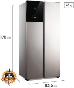 Refrigerador Electrolux Frost Free Side by Side 431L ES40S
