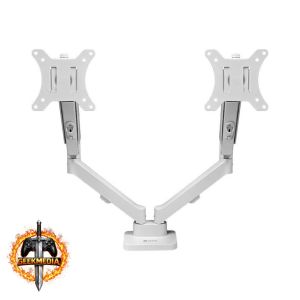 Suporte Articulado Pistão a Gás para 2 Monitores Zinnia Nimbo 210