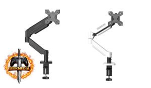 Suporte Articulado Para Monitor 13 a 32 Pistão a Gás Zinnia Nimbo 110 Preto
