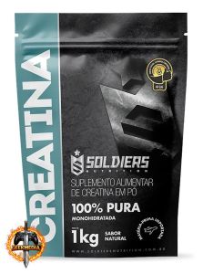 Creatina 1kg Monohidratada 100% Pura - Soldiers Nutrition