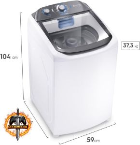 Electrolux Máquina de Lavar 13kg Branca - Duplo Dispenser, Cesto Inox
