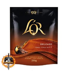 L'OR Café Torrado E Moído Delicado Torras 100% Arábica Sachê 250 G