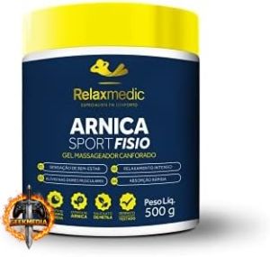 Gel Massageador Arnica Sport Fisio Canforado Muscular Relaxmedic