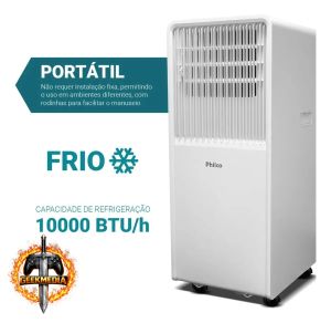 Ar Condicionado Portátil Philco 10000 BTUs Frio
