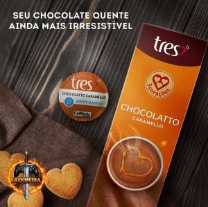 3 Corações Cápsula Chocolatto Caramelo TRES 10 unidades