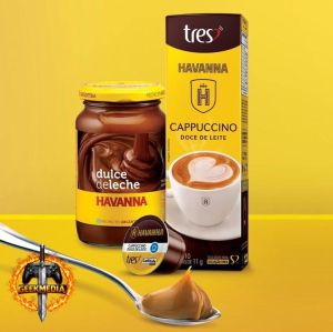 Cápsula de Cappuccino Doce de Leite TRES 3 Corações 10 unidades