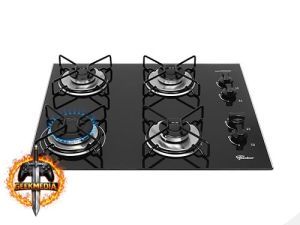 Cooktop a Gás Fischer Fit Line 4 Bocas