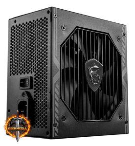 Fonte Msi Mag 650w 80 Plus Bronze Pfc Ativo A650bnl Preto