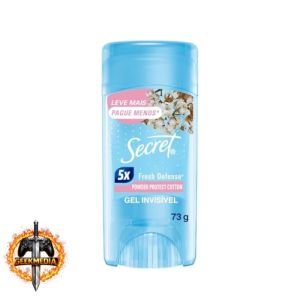 Secret Desodorante Antitranspirante em Gel Proteção de Algodão 73g
