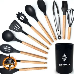 Kit 12 Utensílios De Cozinha Em Silicone Premium