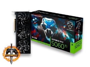 Placa de Vídeo NVIDIA RTX 5060 TI 16GB Gainward Python III