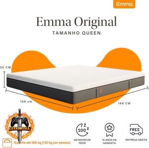 Colchão Emma Original Queen 25cm
