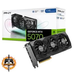 Placa de Vídeo PNY NVIDIA GeForce RTX 5070 OC, 12GB GDDR7