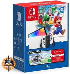 Nintendo Switch OLED  Super Mario Bros. Wonder  3 Meses Online